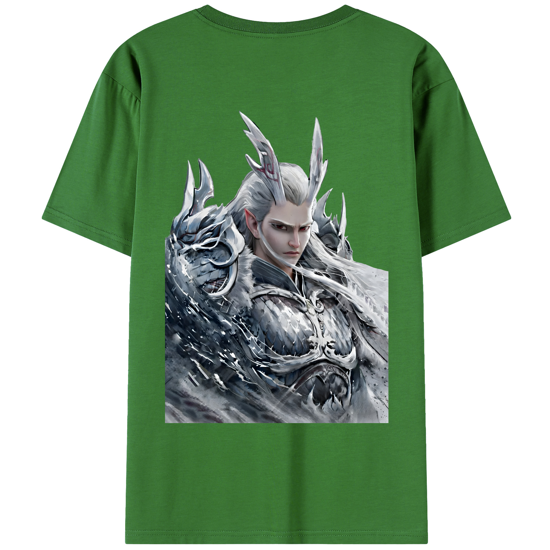 （画像用） Ne Zha 2 ナタ 魔童の大暴れ レディース半袖Tシャツ(バックプリント)